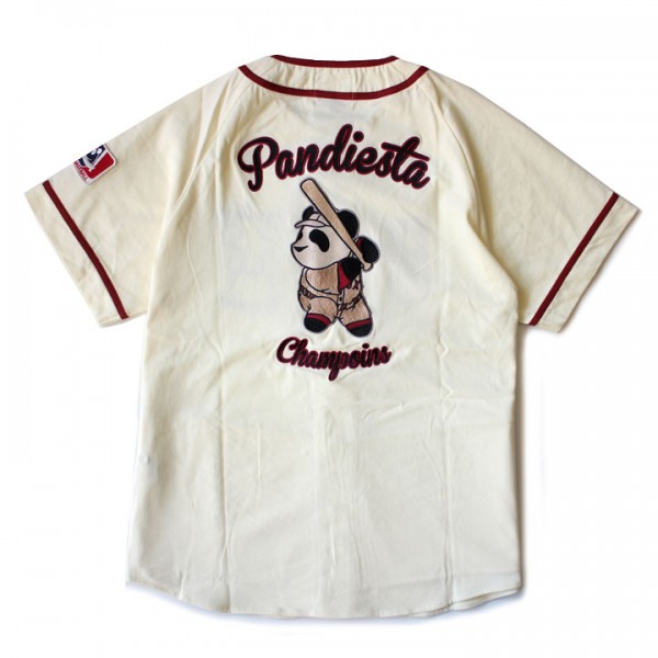 パンダのベースボールシャツサムネイル