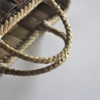 沢胡桃のかごバッグ『フト編み 横長』 横幅40cm05