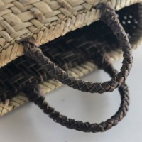 沢胡桃のかごバッグ『網代編み ハンドル裏皮』 横幅30cm05